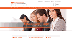 Desktop Screenshot of biobusinesssummerschool.nl